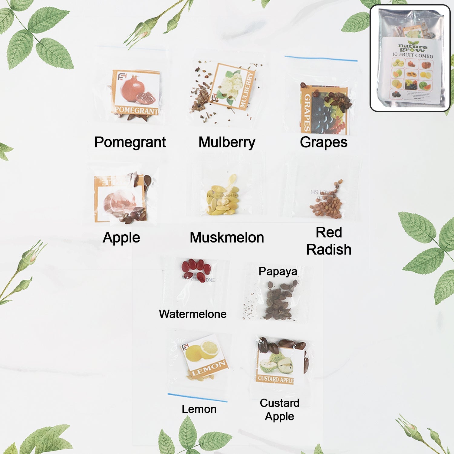 Fruit Seeds Pack Fruit Seeds Pack